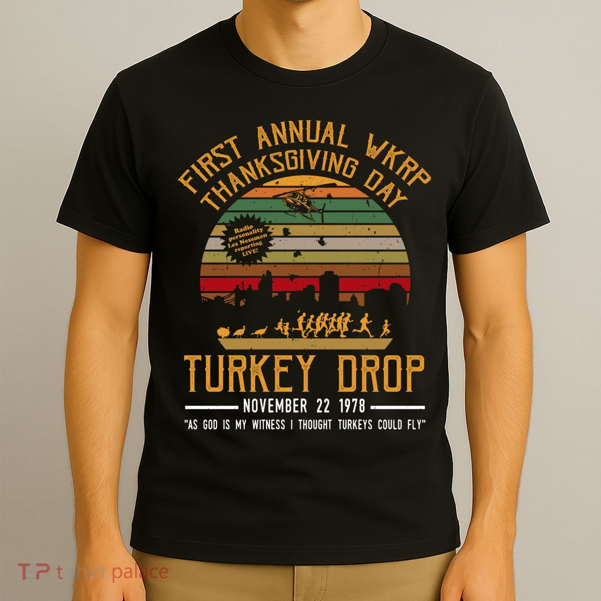 First Annual WKRP Thanksgiving Day Turkey Drop T-Shirt