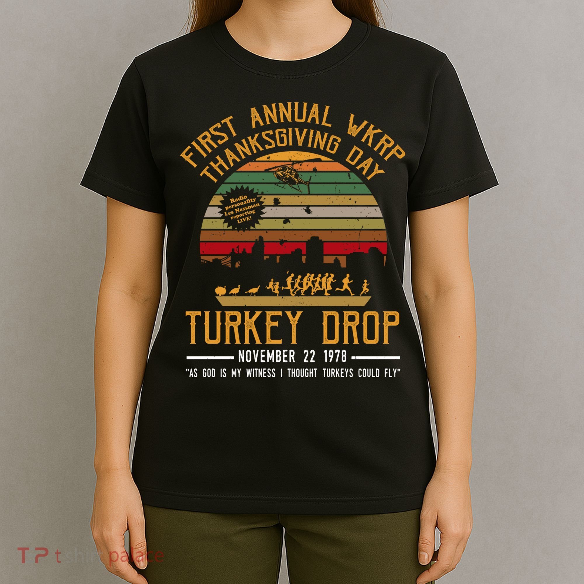 First Annual WKRP Thanksgiving Day Turkey Drop T-Shirt