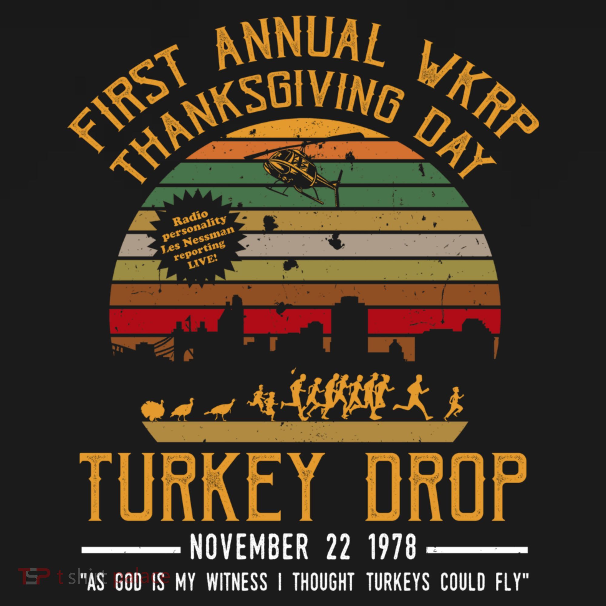 First Annual WKRP Thanksgiving Day Turkey Drop Coaster