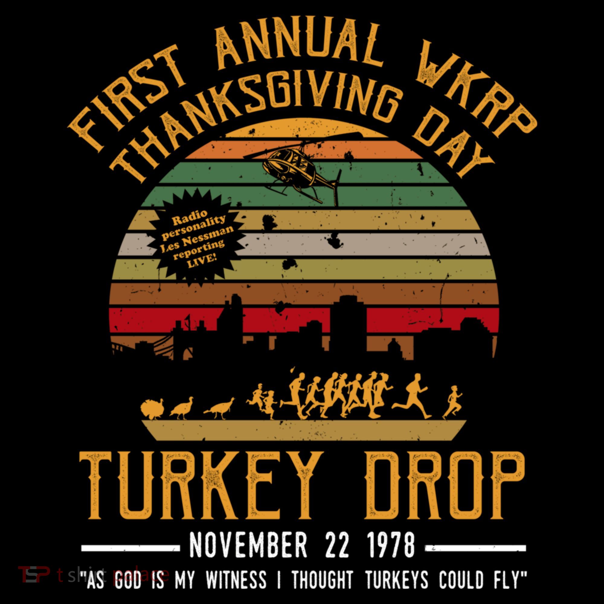 First Annual WKRP Thanksgiving Day Turkey Drop Women's Hoodie