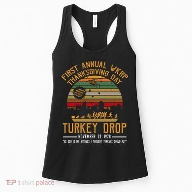 First Annual WKRP Thanksgiving Day Turkey Drop Women's Tank Top