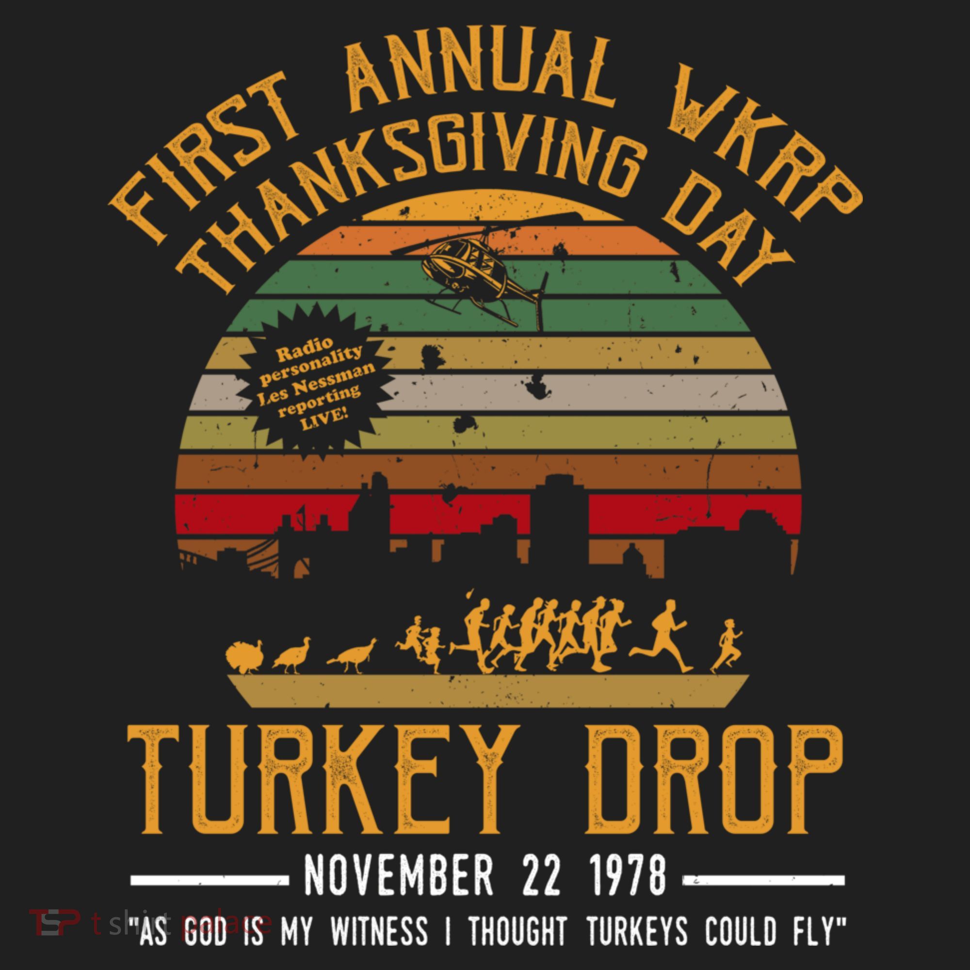 First Annual WKRP Thanksgiving Day Turkey Drop Hat