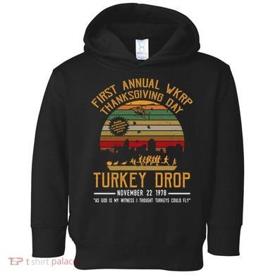 First Annual WKRP Thanksgiving Day Turkey Drop Toddler Hoodie
