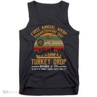 First Annual WKRP Thanksgiving Day Turkey Drop Tank Top thumb 0