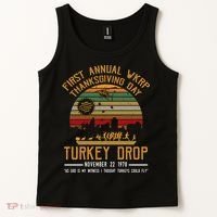 First Annual WKRP Thanksgiving Day Turkey Drop Tank Top thumb 2
