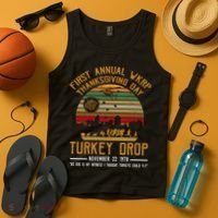 First Annual WKRP Thanksgiving Day Turkey Drop Tank Top thumb 4