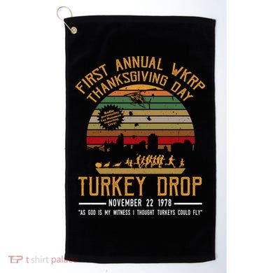 First Annual WKRP Thanksgiving Day Turkey Drop Golf Towel