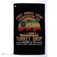 First Annual WKRP Thanksgiving Day Turkey Drop Golf Towel thumb 0