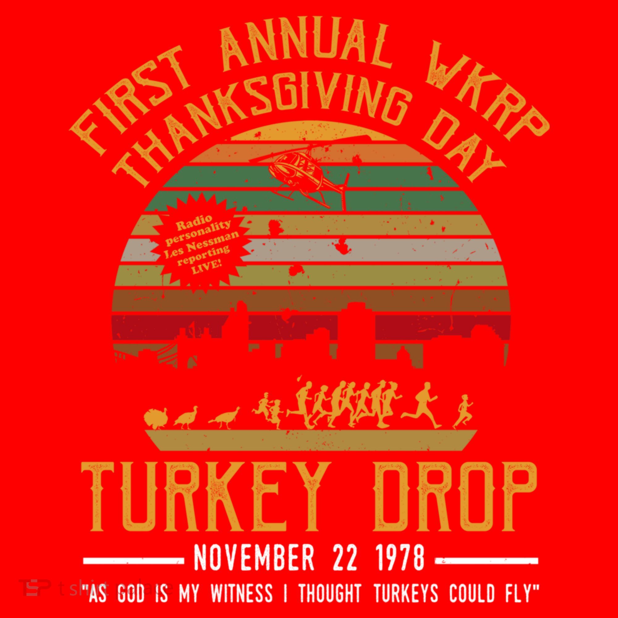First Annual WKRP Thanksgiving Day Turkey Drop Santa Hat