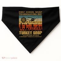 First Annual WKRP Thanksgiving Day Turkey Drop USA-Made Doggie Bandana thumb 0