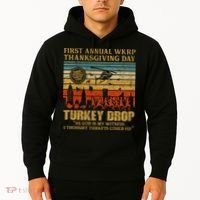 First Annual WKRP Thanksgiving Day Turkey Drop Hoodie thumb 2