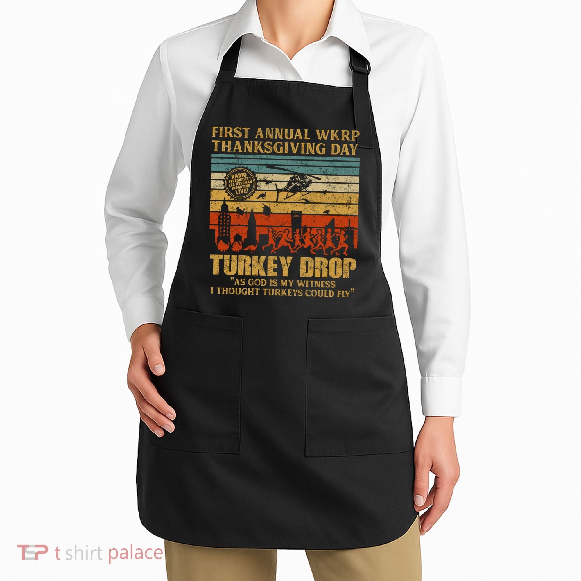 First Annual WKRP Thanksgiving Day Turkey Drop Apron