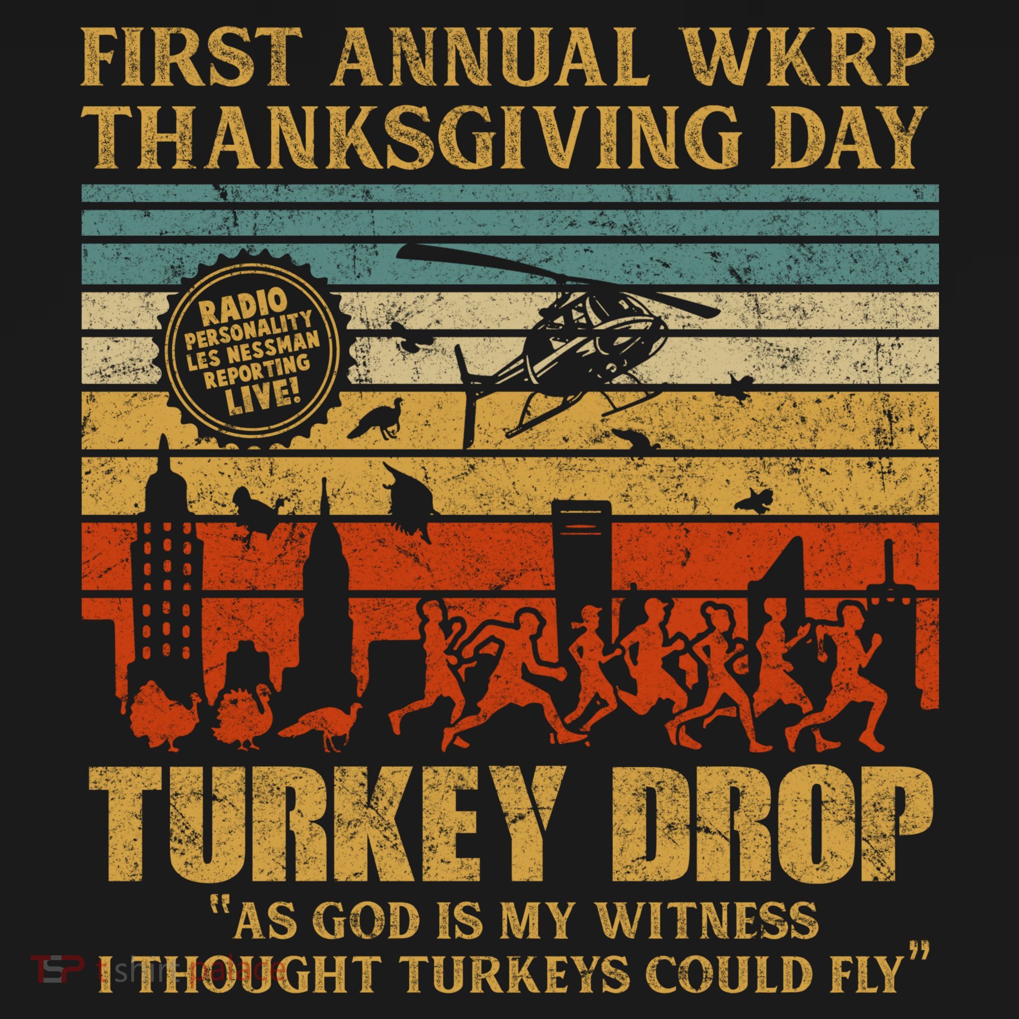 First Annual WKRP Thanksgiving Day Turkey Drop Apron