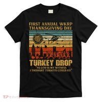 First Annual WKRP Thanksgiving Day Turkey Drop T-Shirt thumb 0