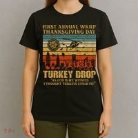 First Annual WKRP Thanksgiving Day Turkey Drop T-Shirt thumb 4
