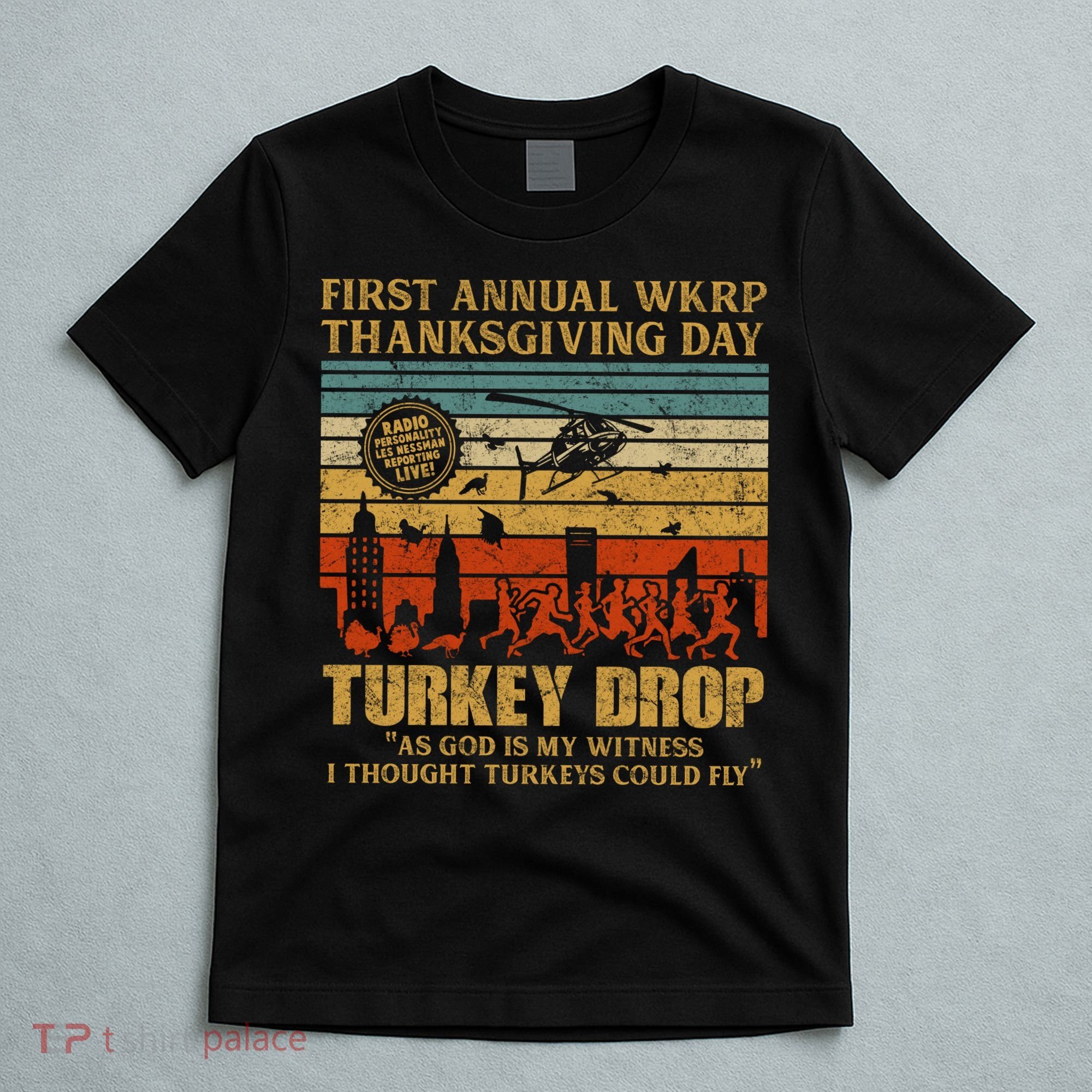 First Annual WKRP Thanksgiving Day Turkey Drop T-Shirt