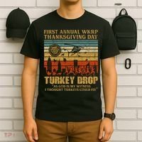 First Annual WKRP Thanksgiving Day Turkey Drop T-Shirt thumb 6