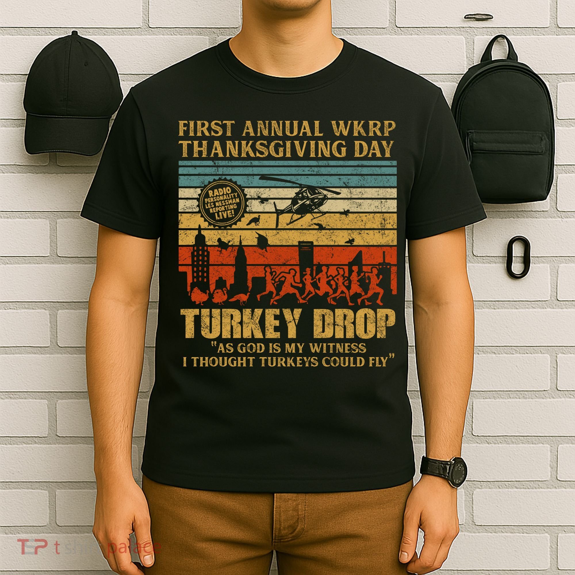 First Annual WKRP Thanksgiving Day Turkey Drop T-Shirt