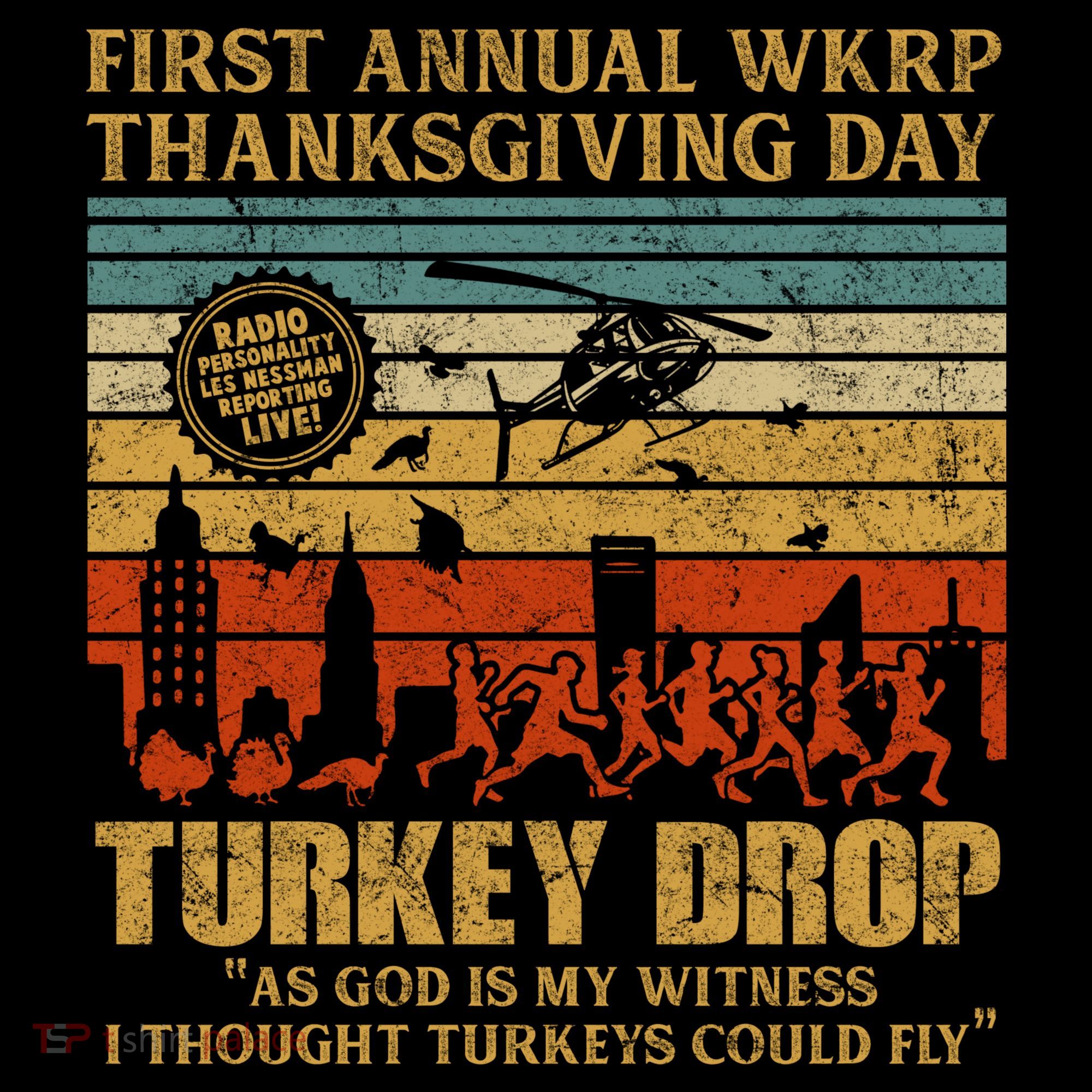First Annual WKRP Thanksgiving Day Turkey Drop Women's Hoodie