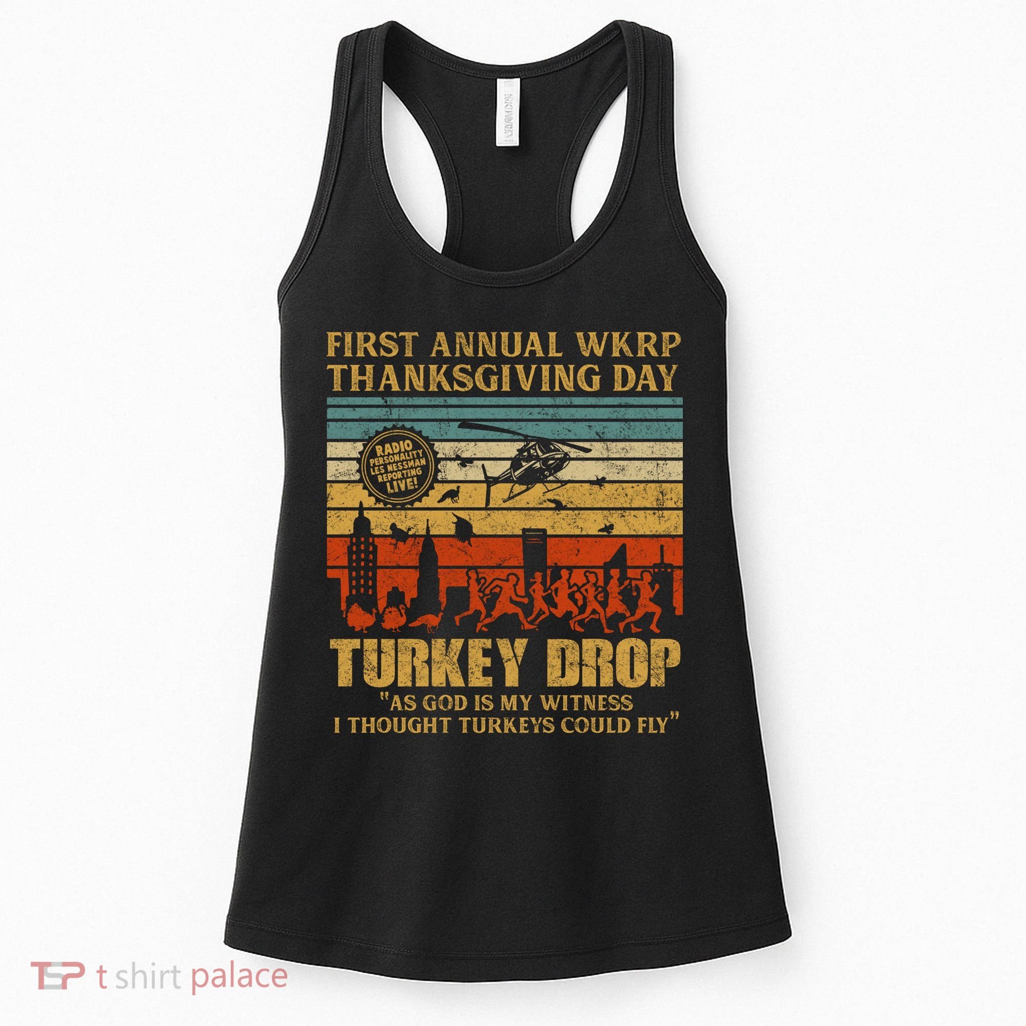 First Annual WKRP Thanksgiving Day Turkey Drop Women's Tank Top