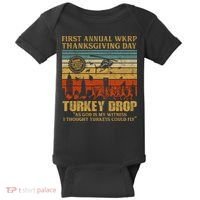 First Annual WKRP Thanksgiving Day Turkey Drop Baby Bodysuit thumb 0