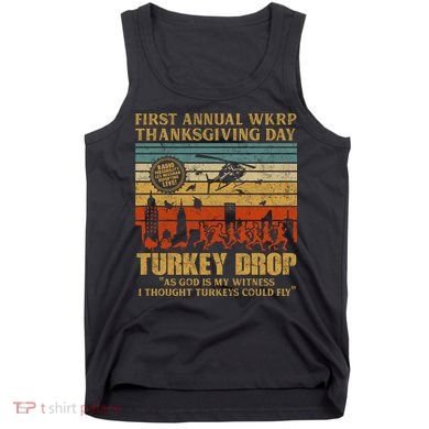 First Annual WKRP Thanksgiving Day Turkey Drop Tank Top