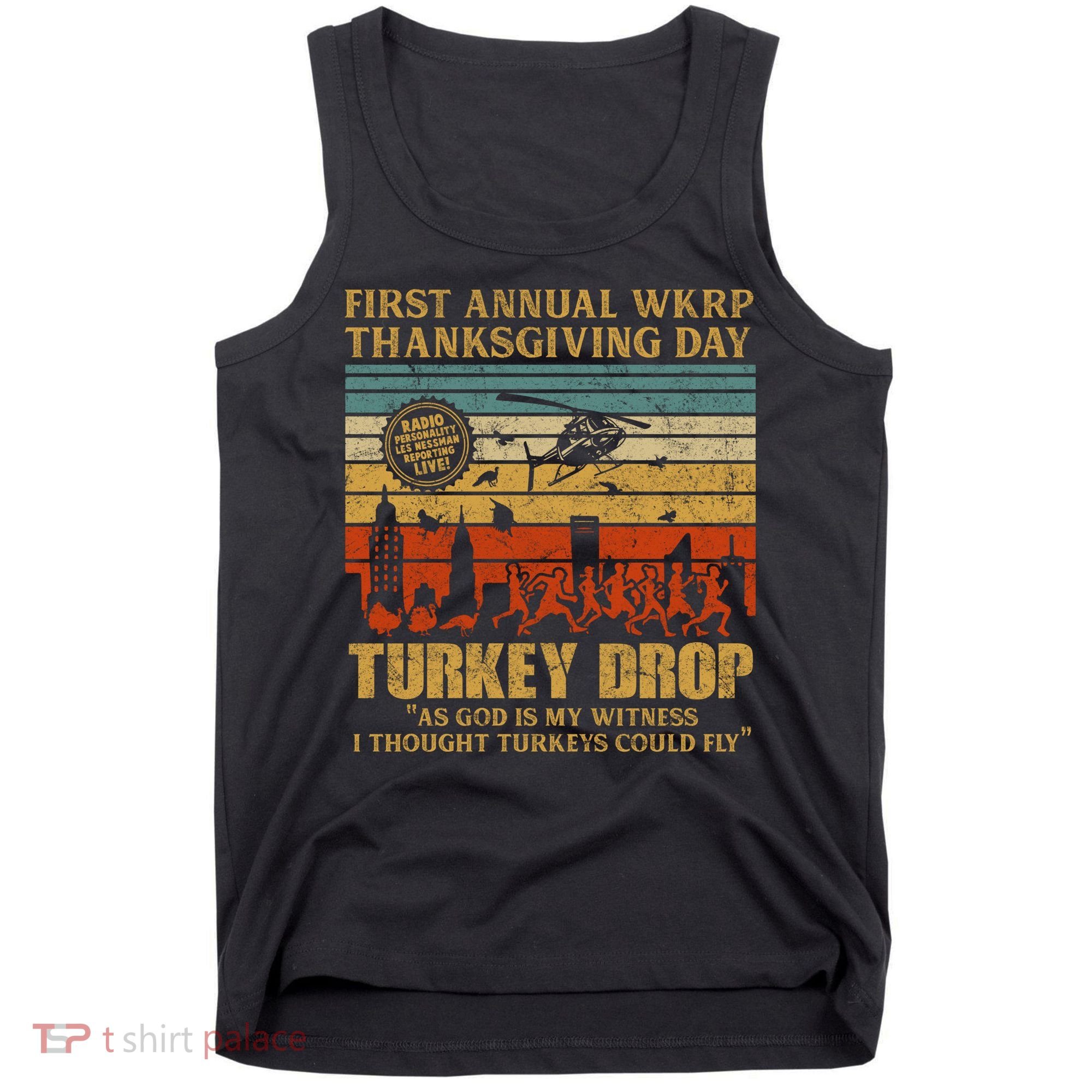 First Annual WKRP Thanksgiving Day Turkey Drop Tank Top