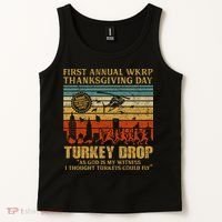 First Annual WKRP Thanksgiving Day Turkey Drop Tank Top thumb 2
