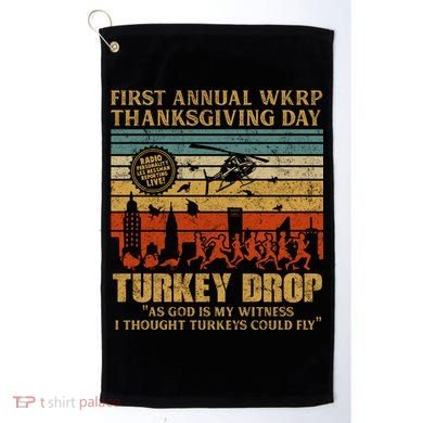 First Annual WKRP Thanksgiving Day Turkey Drop Golf Towel