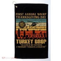 First Annual WKRP Thanksgiving Day Turkey Drop Golf Towel thumb 0