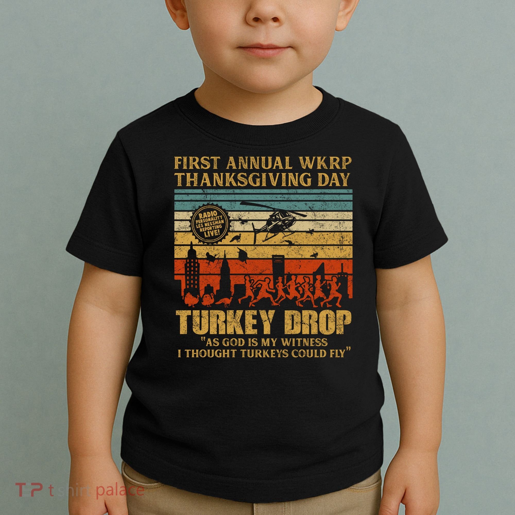 First Annual WKRP Thanksgiving Day Turkey Drop Toddler T-Shirt