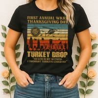 First Annual WKRP Thanksgiving Day Turkey Drop Women's T-Shirt thumb 2