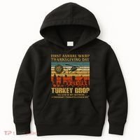 First Annual WKRP Thanksgiving Day Turkey Drop Kids Hoodie thumb 0