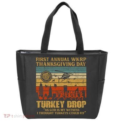 First Annual WKRP Thanksgiving Day Turkey Drop Tote Bag