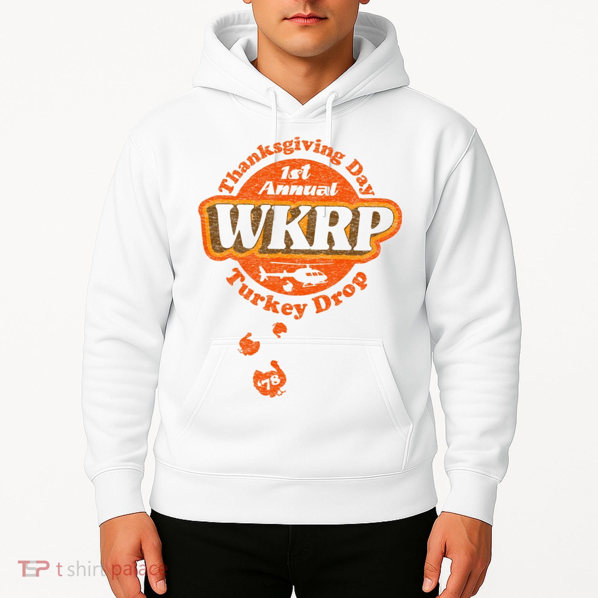 First Annual WKRP Thanksgiving Day Turkey Drop Hoodie