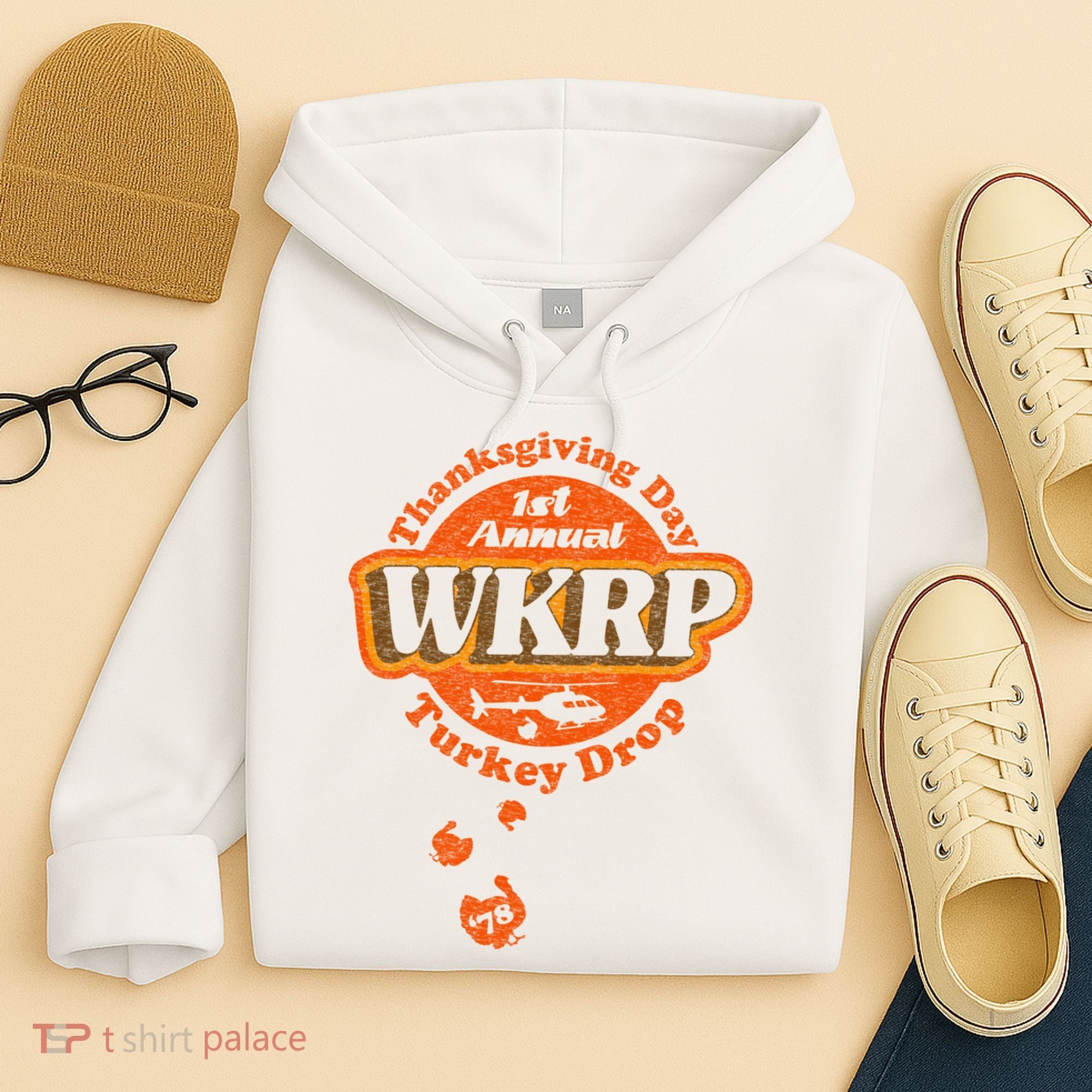 First Annual WKRP Thanksgiving Day Turkey Drop Hoodie