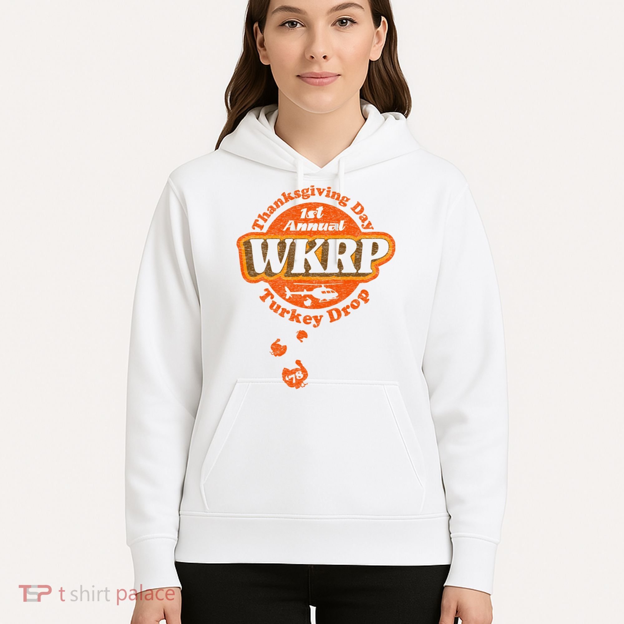 First Annual WKRP Thanksgiving Day Turkey Drop Hoodie