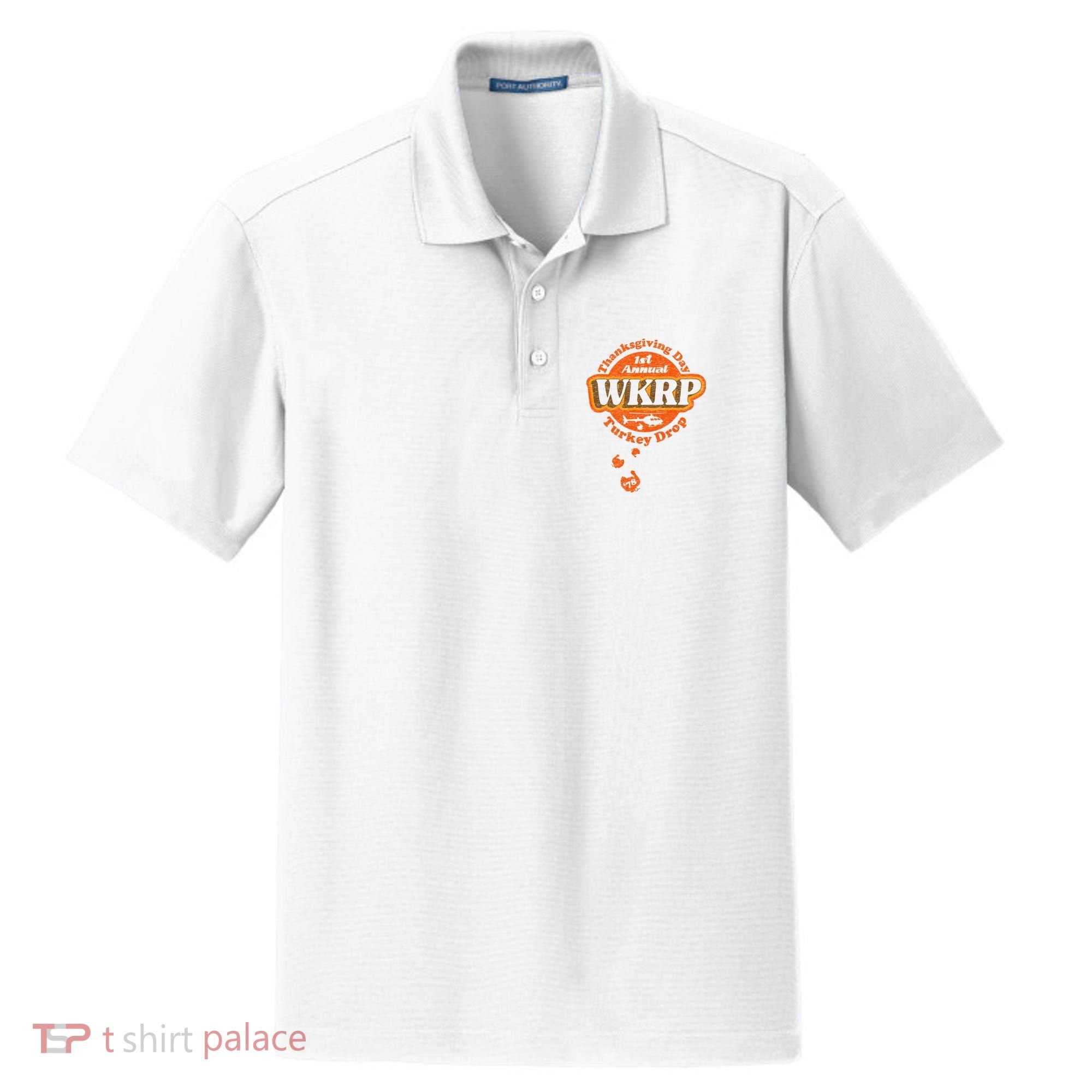 First Annual WKRP Thanksgiving Day Turkey Drop Dry Zone Grid Polo