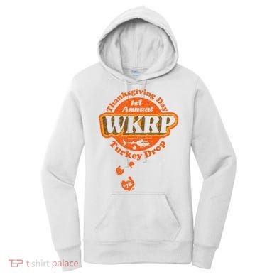First Annual WKRP Thanksgiving Day Turkey Drop Women's Hoodie