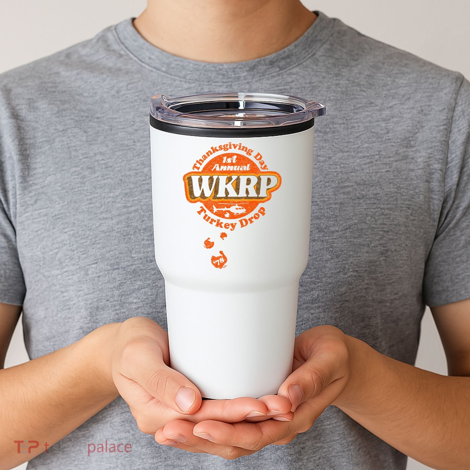 First Annual WKRP Thanksgiving Day Turkey Drop Tumbler