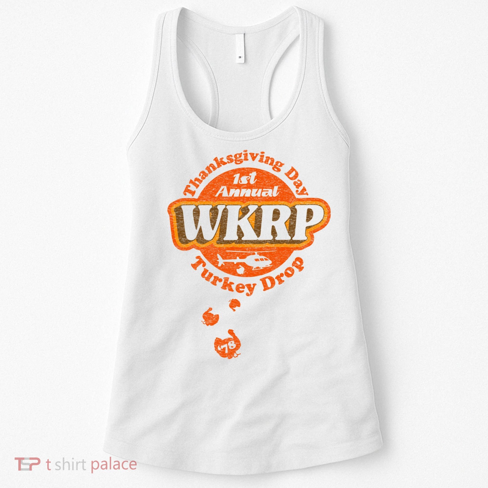 First Annual WKRP Thanksgiving Day Turkey Drop Women's Tank Top