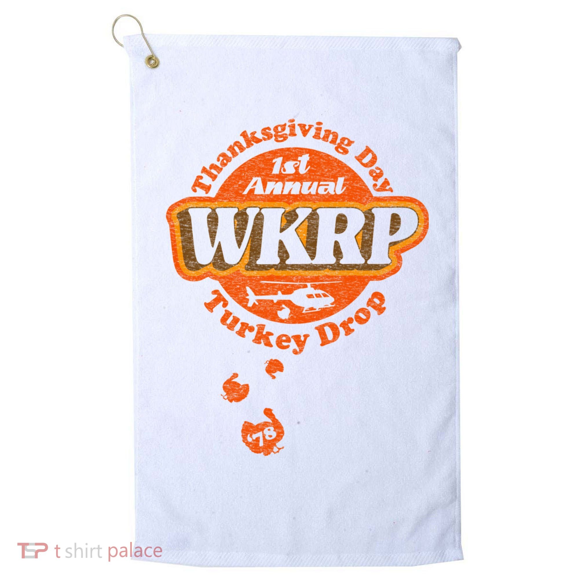 First Annual WKRP Thanksgiving Day Turkey Drop Golf Towel