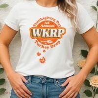 First Annual WKRP Thanksgiving Day Turkey Drop Women's T-Shirt thumb 2