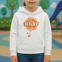 First Annual WKRP Thanksgiving Day Turkey Drop Kids Hoodie thumb 3