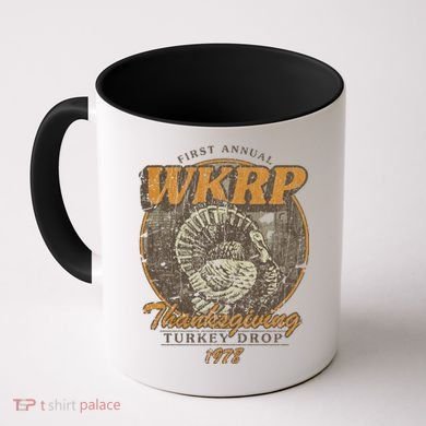 First Annual WKRP Thanksgiving Day Turkey Drop Coffee Mug