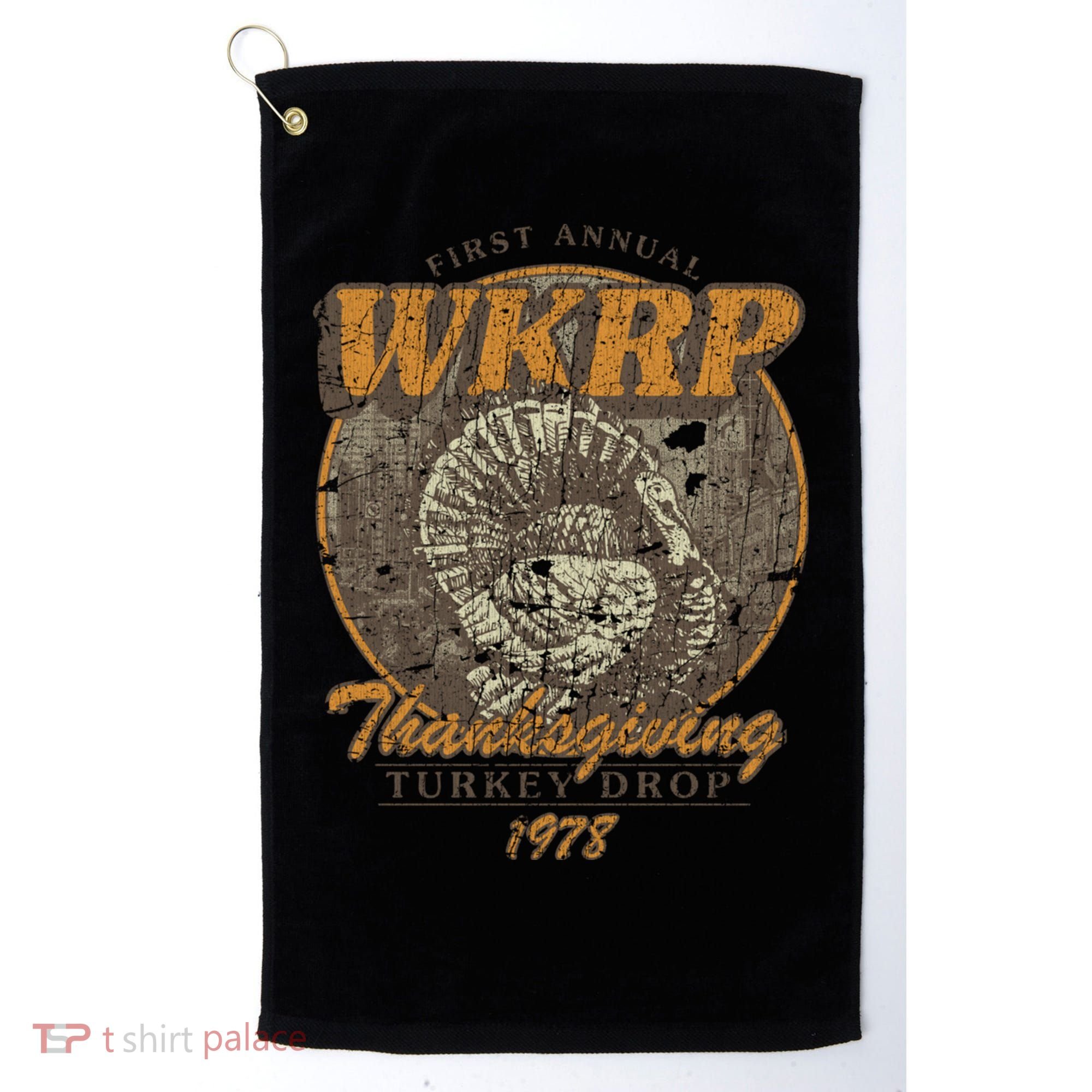 First Annual WKRP Thanksgiving Day Turkey Drop Golf Towel