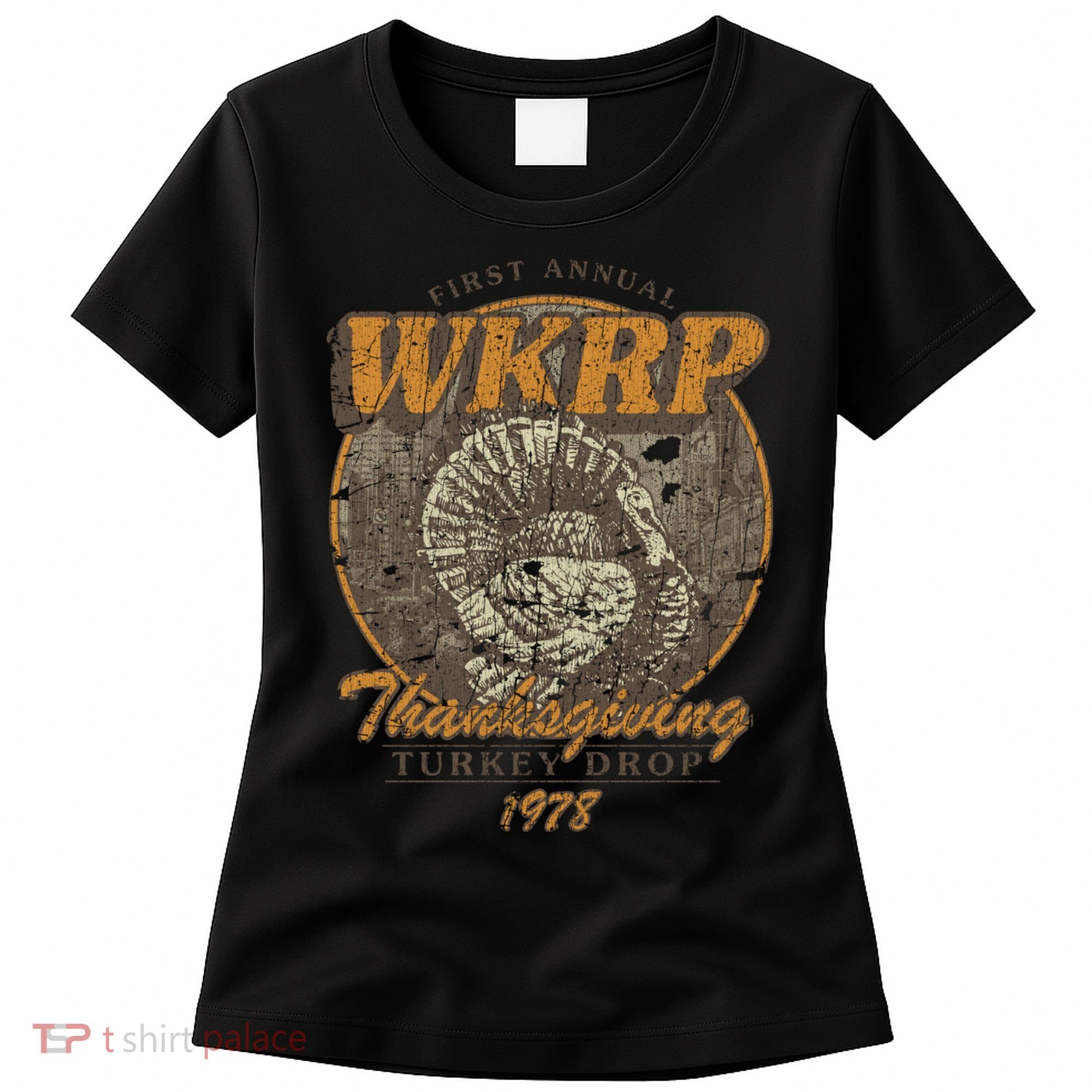 First Annual WKRP Thanksgiving Day Turkey Drop Women's T-Shirt