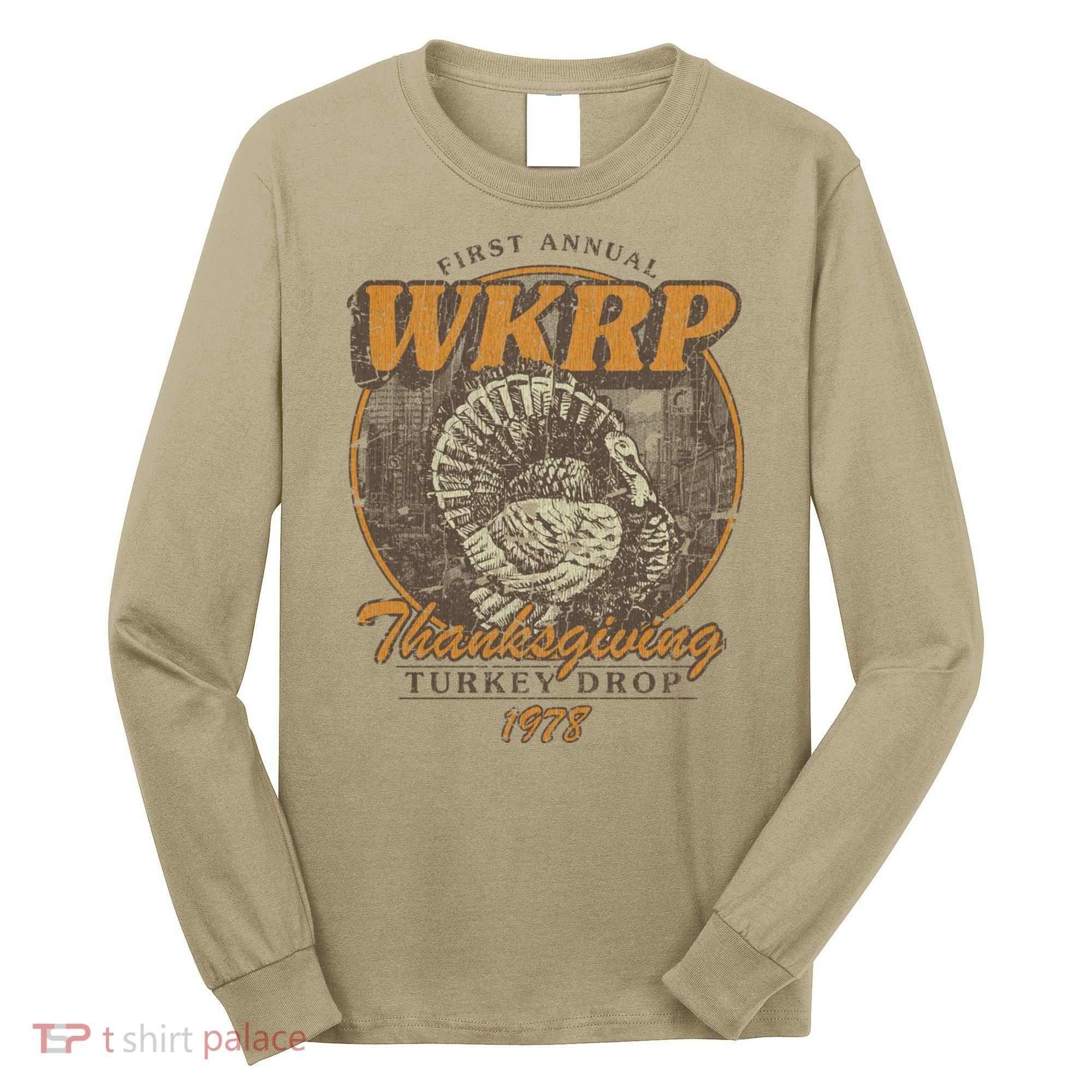First Annual WKRP Thanksgiving Day Turkey Drop Long Sleeve Shirt