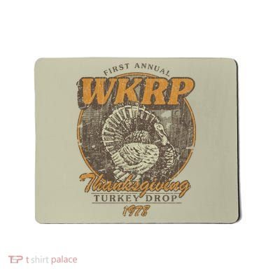 First Annual WKRP Thanksgiving Day Turkey Drop Mousepad