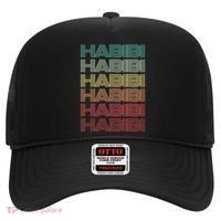 Funny Arabic Word HABIBI Retro Wife Halal Arab Yalla Wedding Hat thumb 0